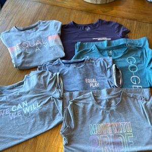 Athleta girls size XXL 16 t-shirts - total of 6